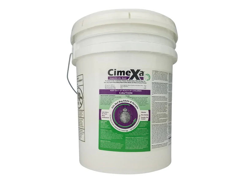 pail of cimexa dust