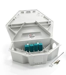 Gray Protecta LP Station for subtle rodent control solutions.