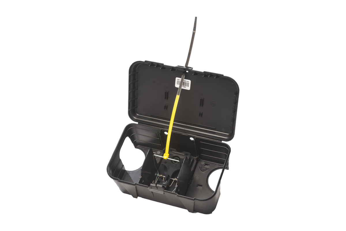 DIY Pest Warehouse's EZ Snap Seeker Rat Trap for trapping rats safely.