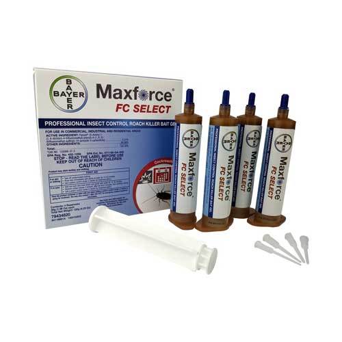 Maxforce FC Roach Gel for effective indoor and outdoor cockroach control.